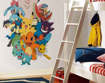 Pika And friends 3D Wall Sticker Decal WC133