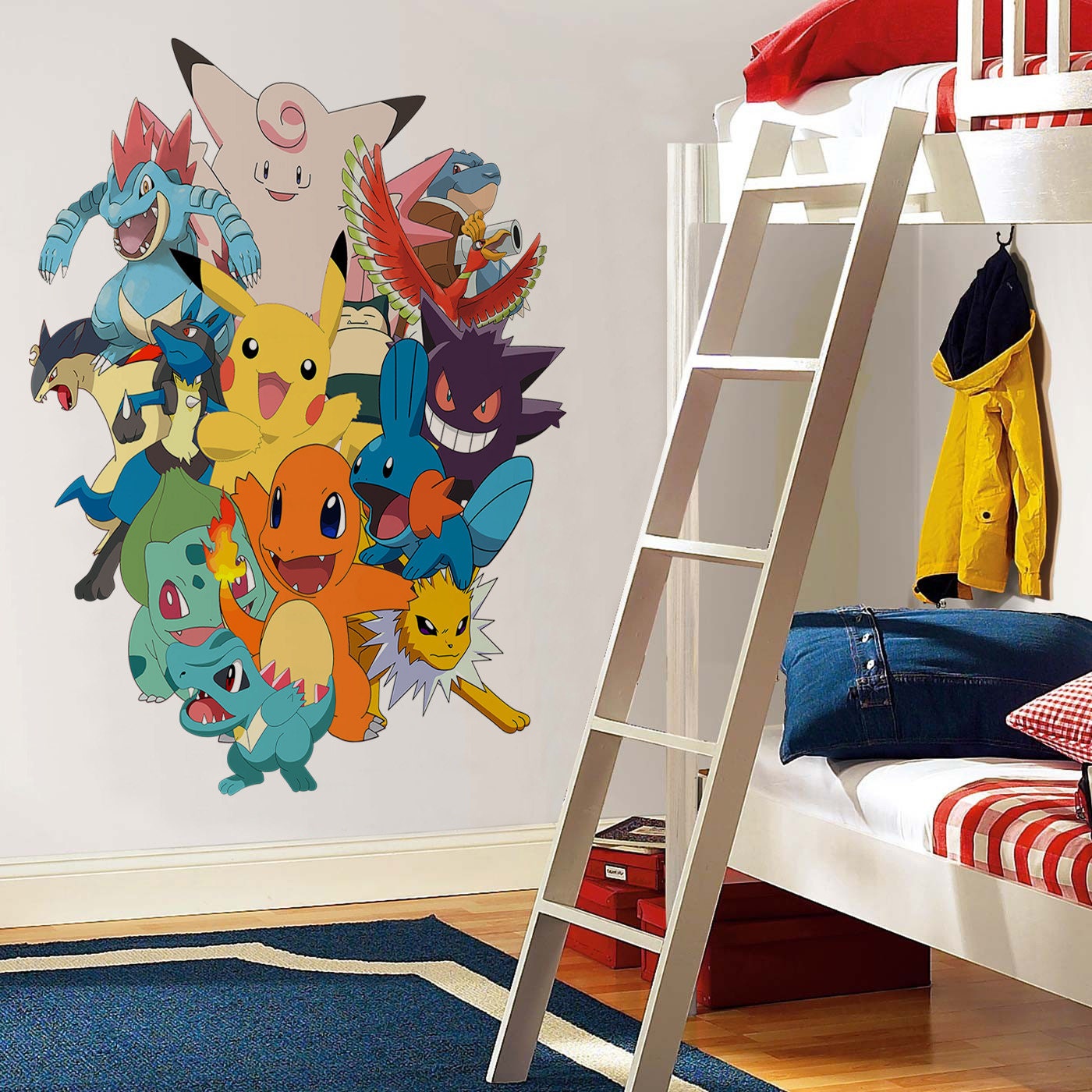 art-decal - Wandtattoo Pokemon Pikachu Aufkleber