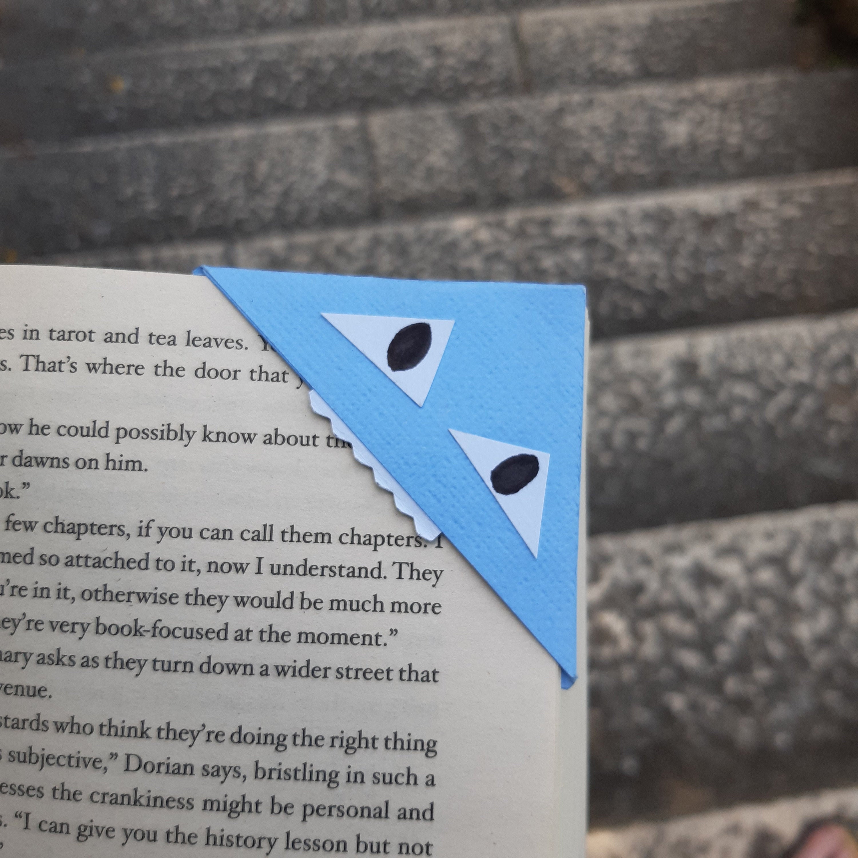 Unique Handmade Goofy Cute Corner Monster Bookmarks Folded Awesome Book