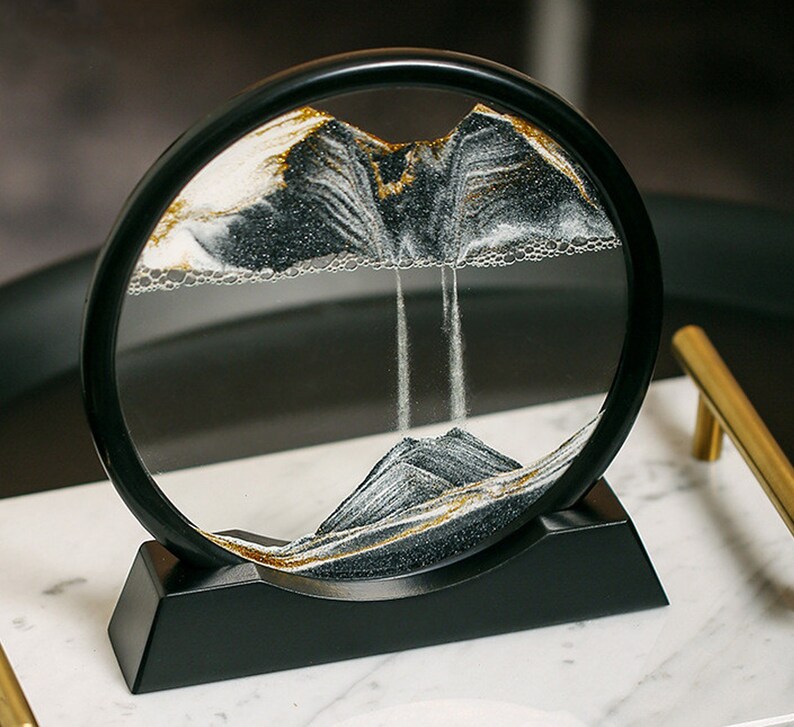 Creative Moving Sand Art Painting Moving Sand Art Hourglass Etsy