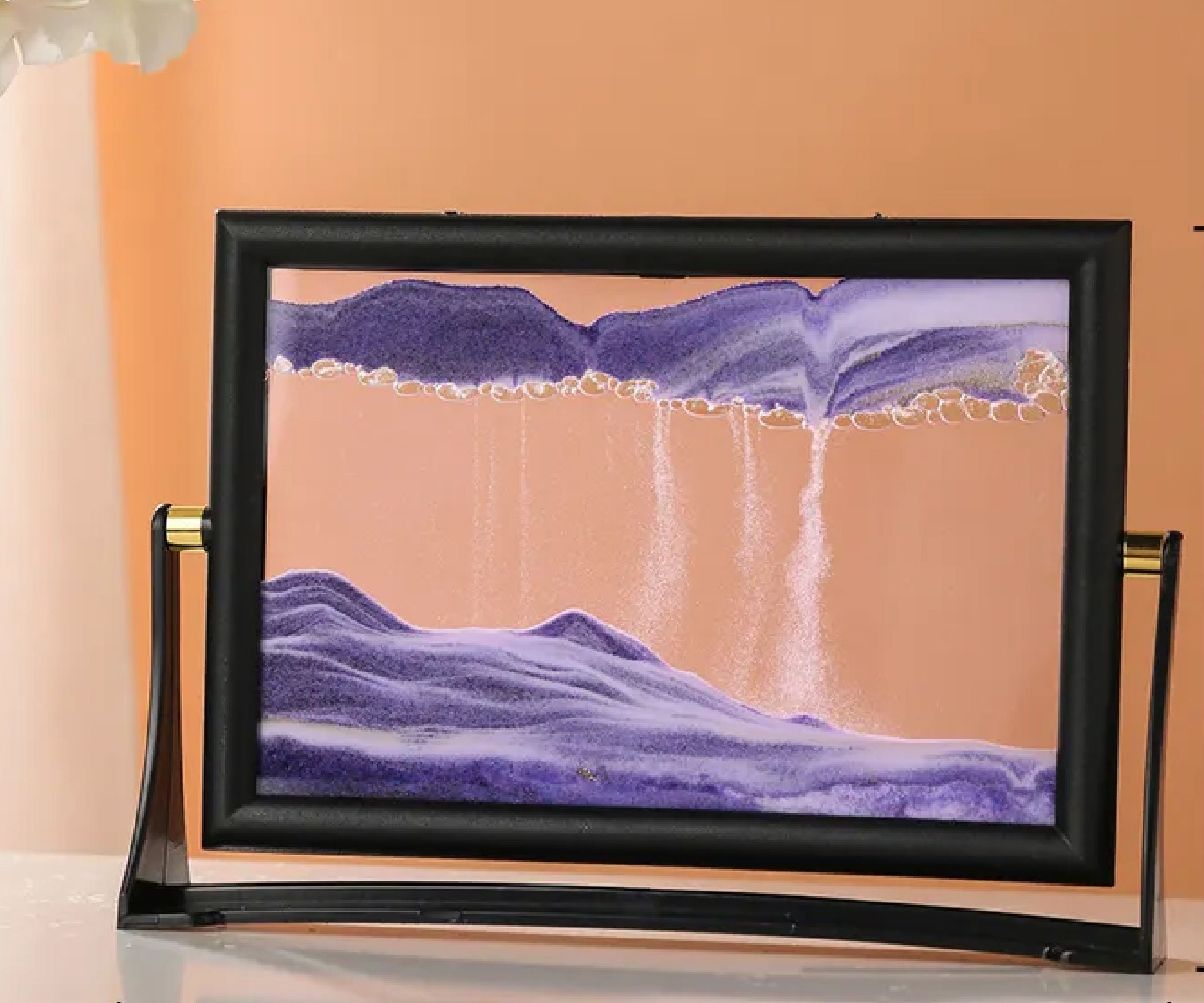 Creative Moving Sand Art, Picture Square Glass Sandscape, Quicksand ...