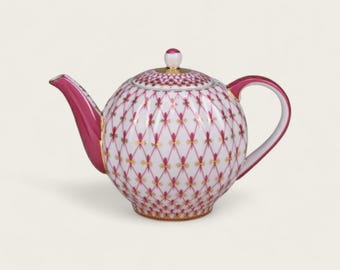 Vintage Lomonosov Imperial Porcelain Cobalt Net Tea Trio - Etsy