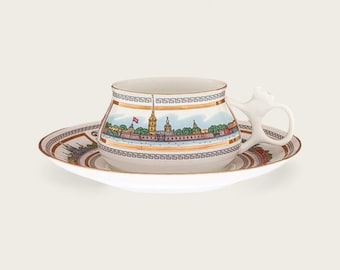 Neva Bank - Bilibin, Porcelain from the Imperial Manufactory of Saint Petersburg - Lomonosov Porcelain Factory, Lomonosov