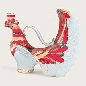 Carafe decorated with the Firebird, Imperial Manufactory of Saint Petersburg, Lomonosov Porcelain Factory