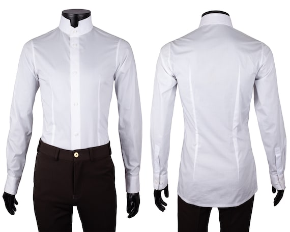 IvyRobes Hommes Chemise Prêtre Col Romain Pretre Clergyman Chemises IvyRobes Hommes Chemise Prêtre Col Romain Pretre Clergyman Chemises
