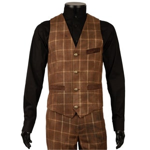 Made to measure waistcoat and pants by Excalibur Belgium, classic vest and trousers for men, dandy steampunk style 1900 1910 1920 1930 1940