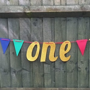 One banner, 1st Birthday decoration , First birthday banner  ,First Birthday decoration , One banner Boy Girl, Cake smash backdrop