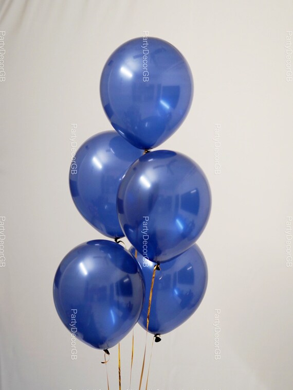 Globos azules, 77 piezas Globos azul real 12 pulgadas 10 pulgadas