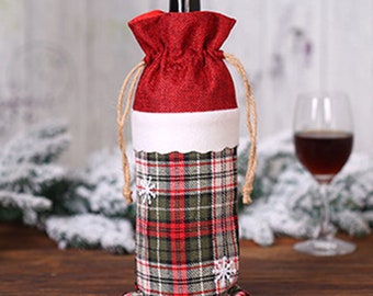 wine bags, Christmas Wine Bottle Bag, Christmas Jumper For Wine Bottle, Wine Bottle cover,  Christmas Gift, Xmas Table Decoration