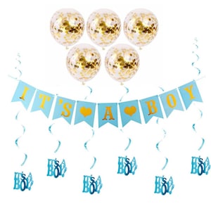 Junge Deko BABY SHOWER BOY Gender Reveal Party