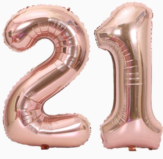 Arche Ballons 21 Ans Anniversaire Femme Homme Décorations Noir