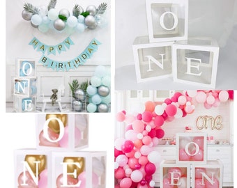 First 1st Birthday Number 1 Boy Girl Filled Balloon Baby Party Decoration UK First 1st Birthday Number 1 Boy Girl Filled Balloon Baby Party Decoration UK
