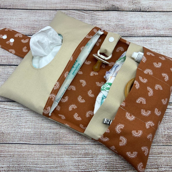 Diaper Bag/ Diaper Clutch/ Small Diaper Bag/ Nappy Wallet