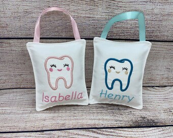 Tooth fairy pillow/ personalized tooth fairy pillow