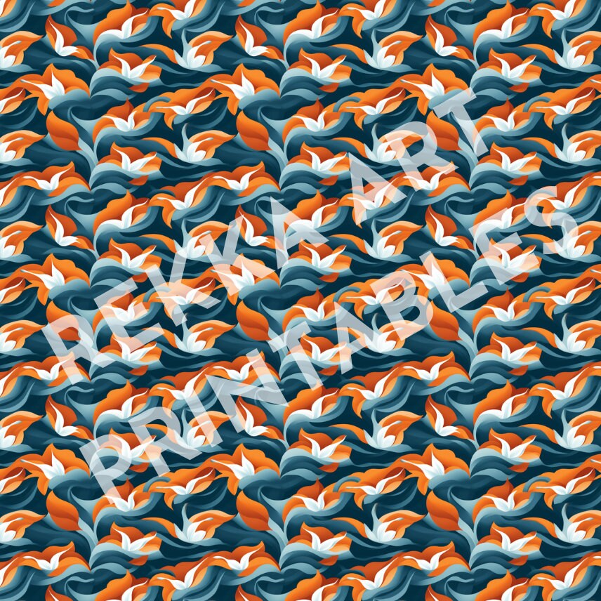 Georgia Design Pattern 20 Georgia O'keeffe Inspired Design Printable Papers | Scrapbook Papers ...