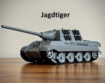 1:35スケール第二次世界大戦ドイツタイガーI戦車モデル、手作り静的