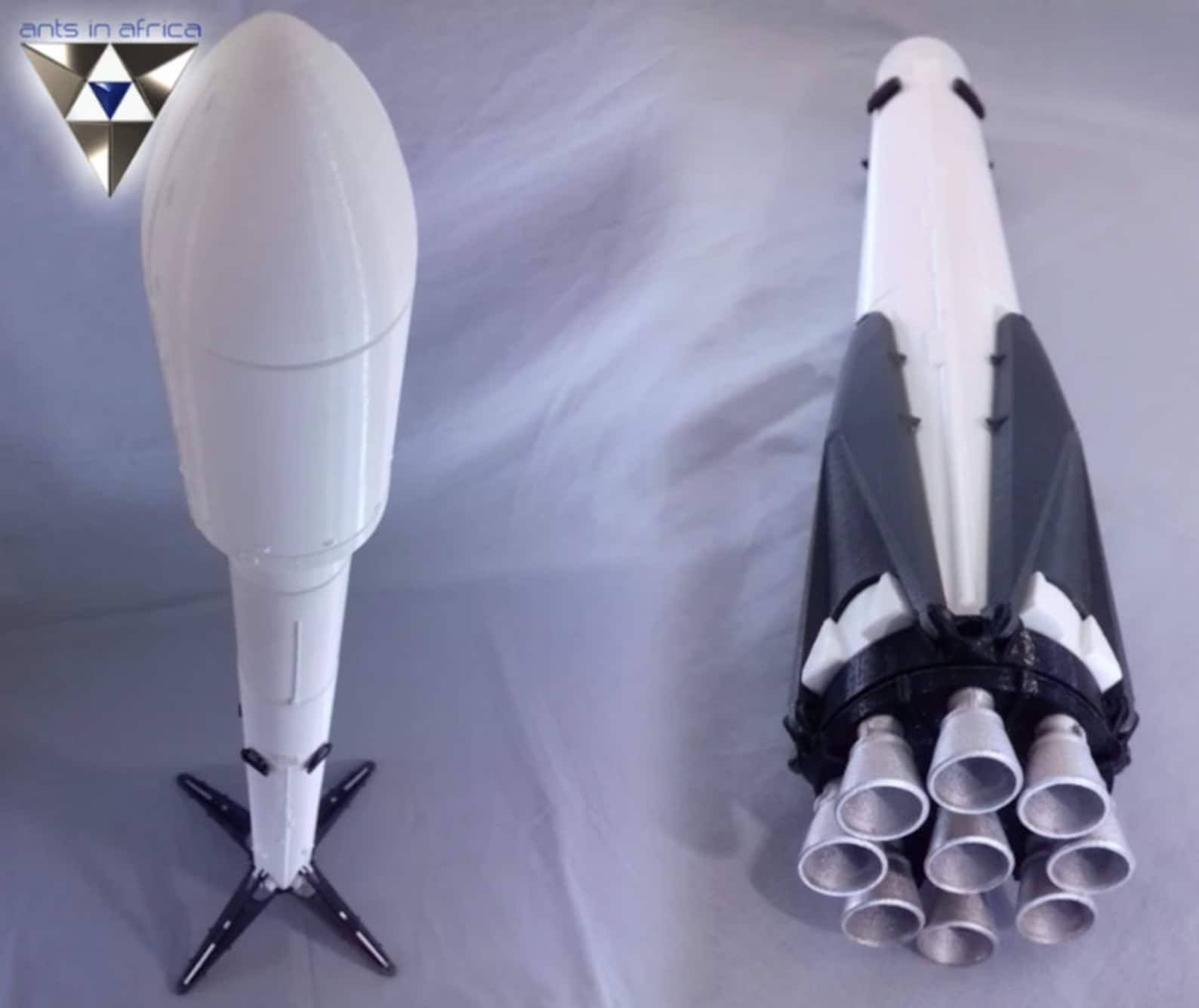 DIY Falcon 9 SpaceX Rocket Crew Dragon Model 3D Printed KIT Etsy