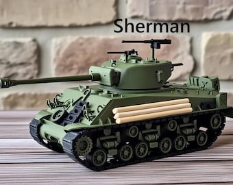 ProBuilt M4A3E8 シャーマン戦車モデル 1:35 - WW2フューリースタイル