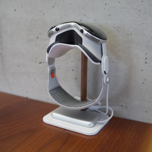 Apple Vision Pro Stand Dock station | Headset Stand and Battery Stand | 3D printed