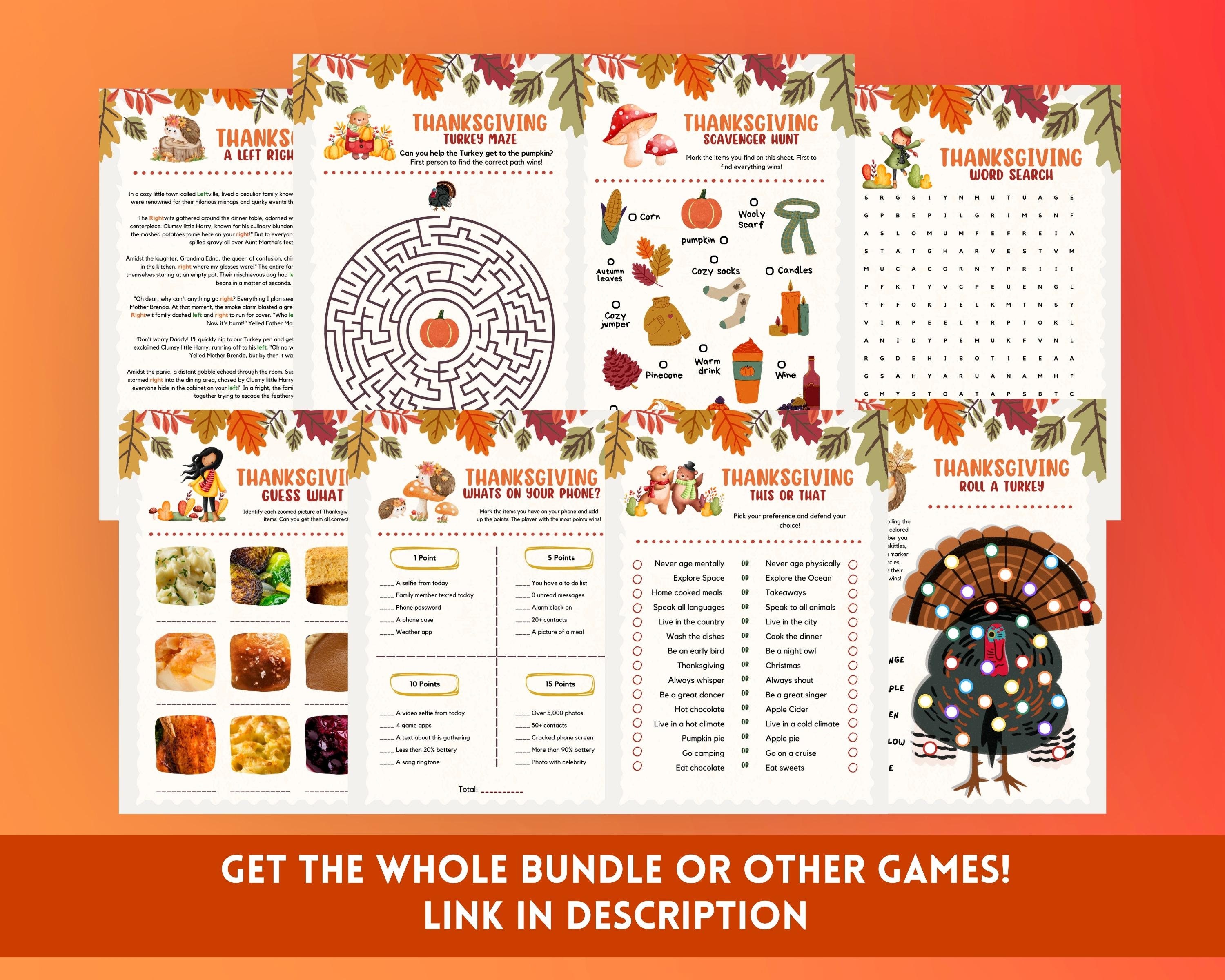 Free Left Right Game For Thanksgiving - Il Fullxfull.5290862245 Sfdo 