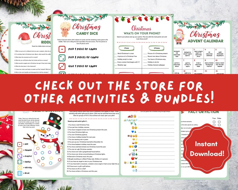 Pass the Gift Game for Christmas, Christmas Gift Exchange, Pass the