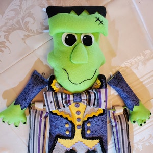 Frankenstein Kranz Aufsatz, Frankie Kranz Aufsatz, Halloween Kranz Aufsatz