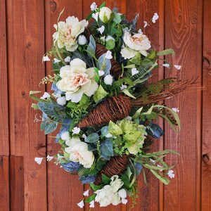 Easter Wicker Carrot Swag, Wicker Carrot Swag, Spring Swag, Easter Wreath, Carrot wreath, Spring Wreath, Farmhouse wreath,