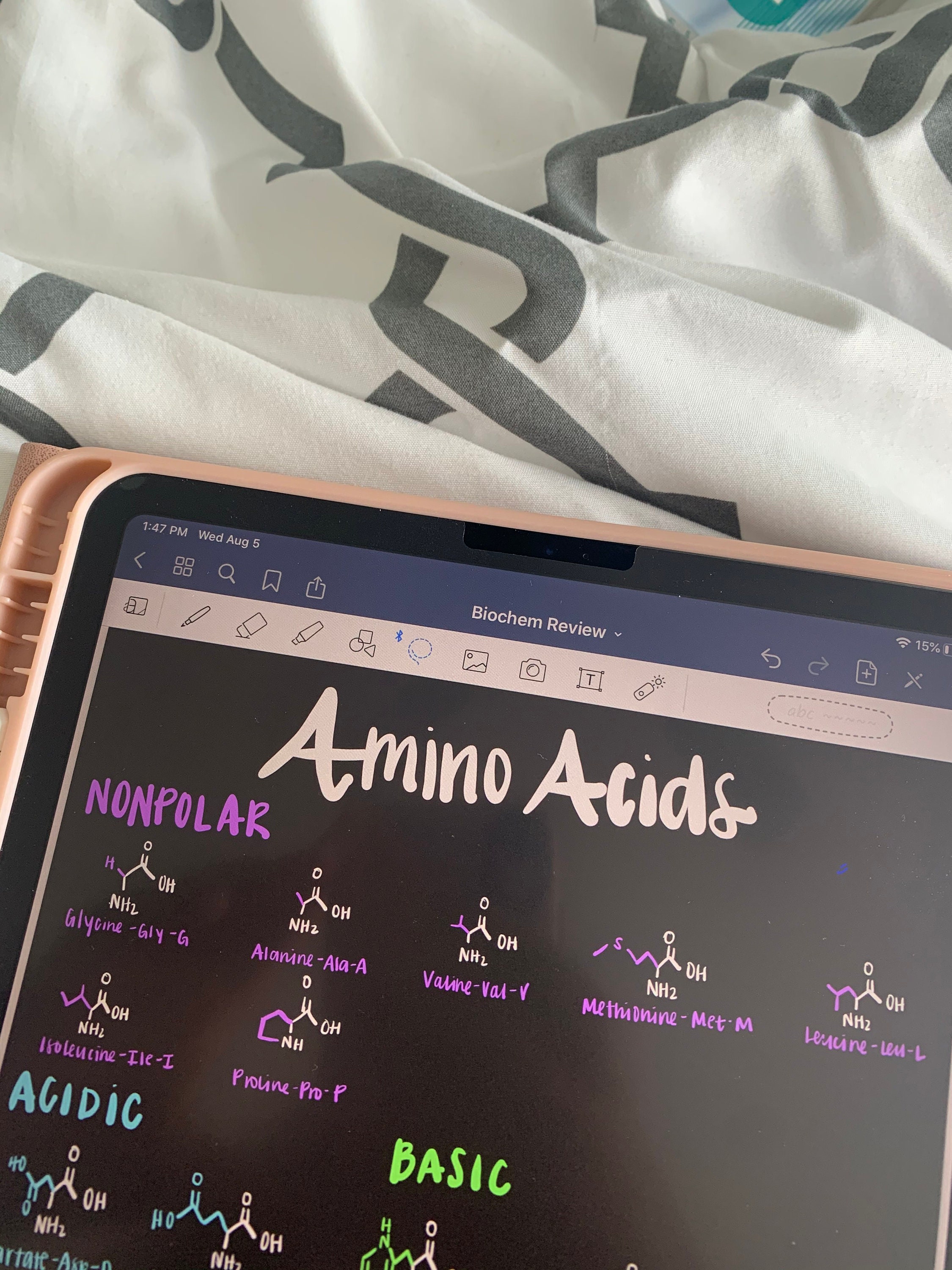 6 Page MCAT Amino Acids - Instant Download - Etsy