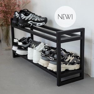 Metal Shoe Industrial Metal, Metal Shoe Rack For Gift, Schuhregal Modern,Minimal Shoe Rack, Entryway Organization for shoes, Metal Shoe Rack