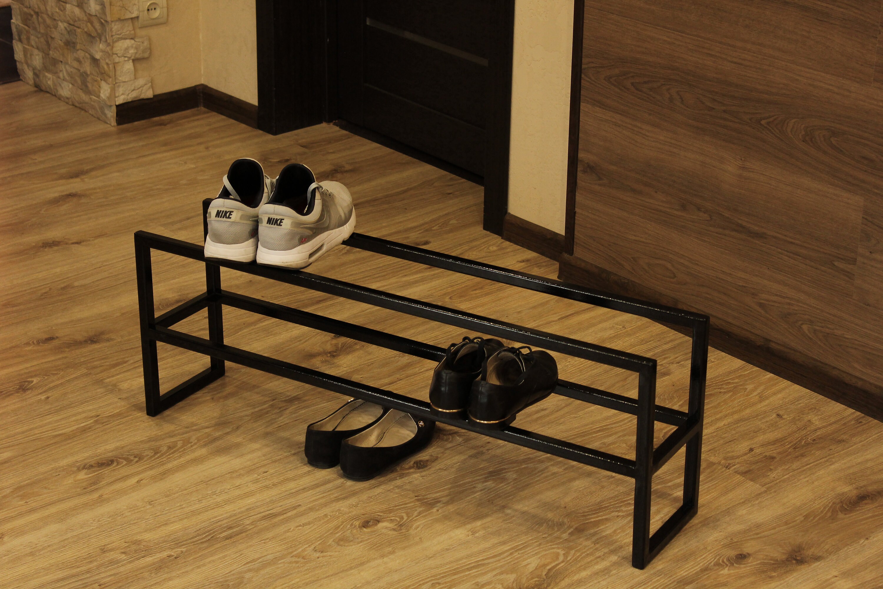 Schuhregal Industrial Metall Entryway Shoe Organization Etsy