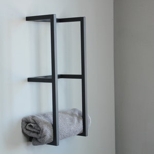 Towel rack wall mounted | Towel Rack | Towel Organizer | minimalist | Wall Towel Holder | housewarming gift | Storage for Towel & Blanket