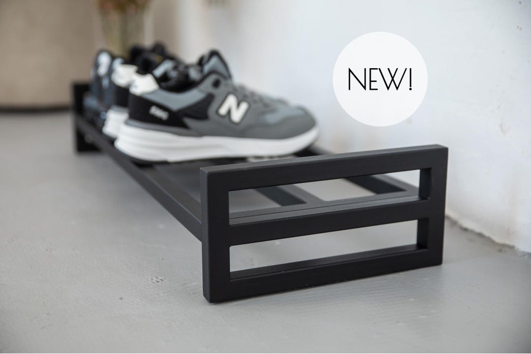 Shoe Rack Meta Designs Minimalist Metal Shoe Rack: Modern Entryway Organizer - Etsy