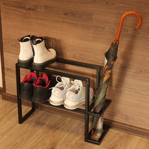 Schuhregal Industrial, Modern Shoe Rack Entryway, Entryway Shoe Organization, Shelf For Shoe Metal, Small Shoe Rack, Boot Rack, Boot Stand