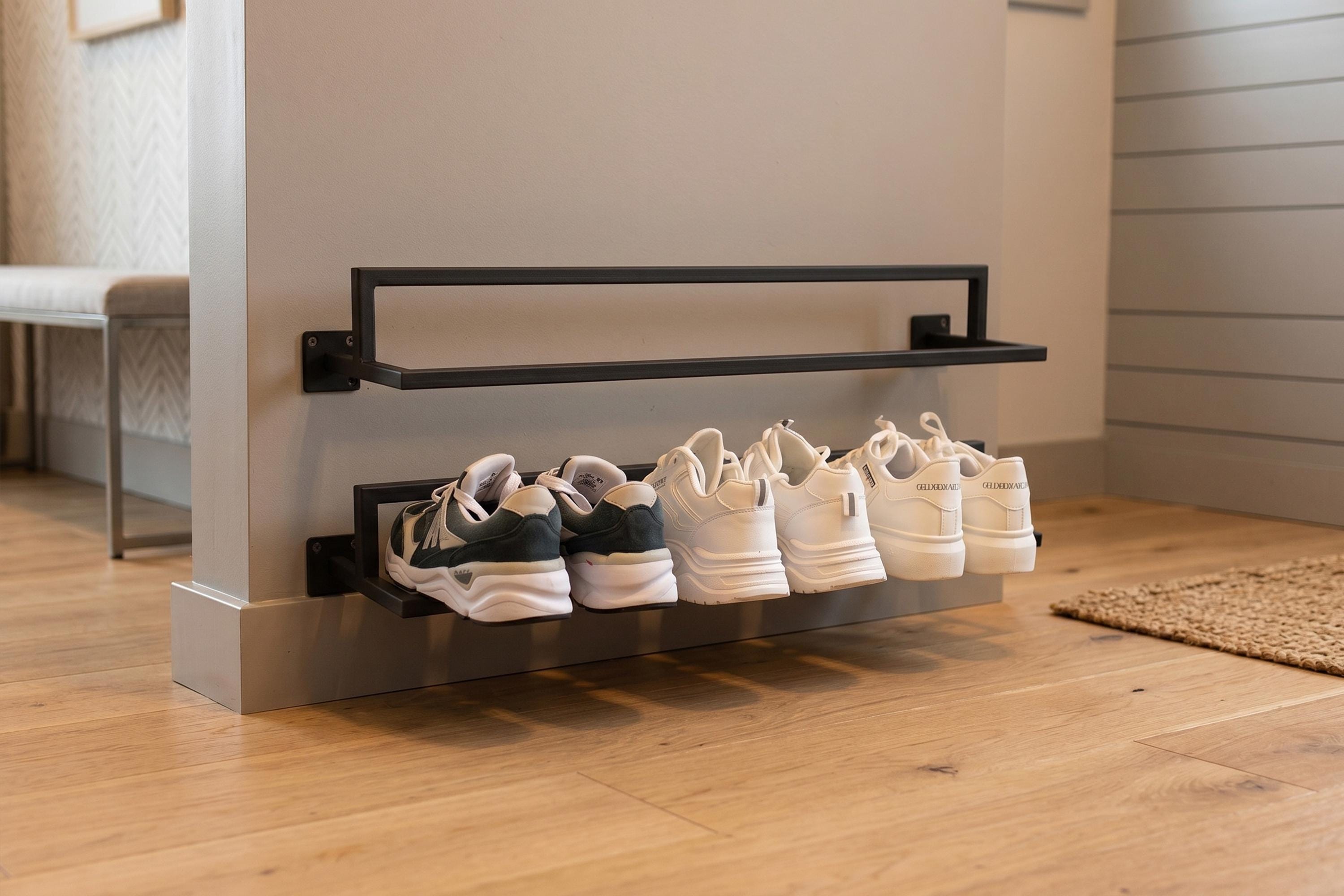 garderobe schwarz weiß Novo in hängend Korbsäulen-Taschentuchbox 6 x 6