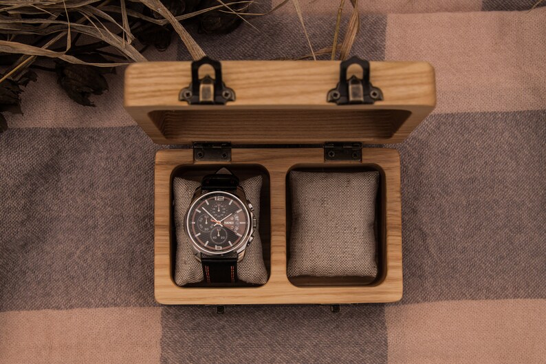 Personalized Wooden Watch Box For Gifts Custom Watch Box Etsy