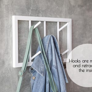 Metal entryway wall mount organizer, Metal mounted coat rack with hooks Industrial entryway shelf Modern wandgarderobe Bathroom towel rail