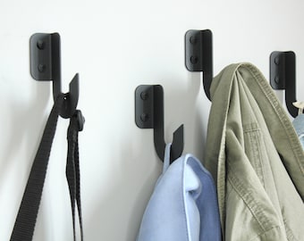Ganchos de pared metálicos, modernos colgadores para sombreros, abrigos y toallas