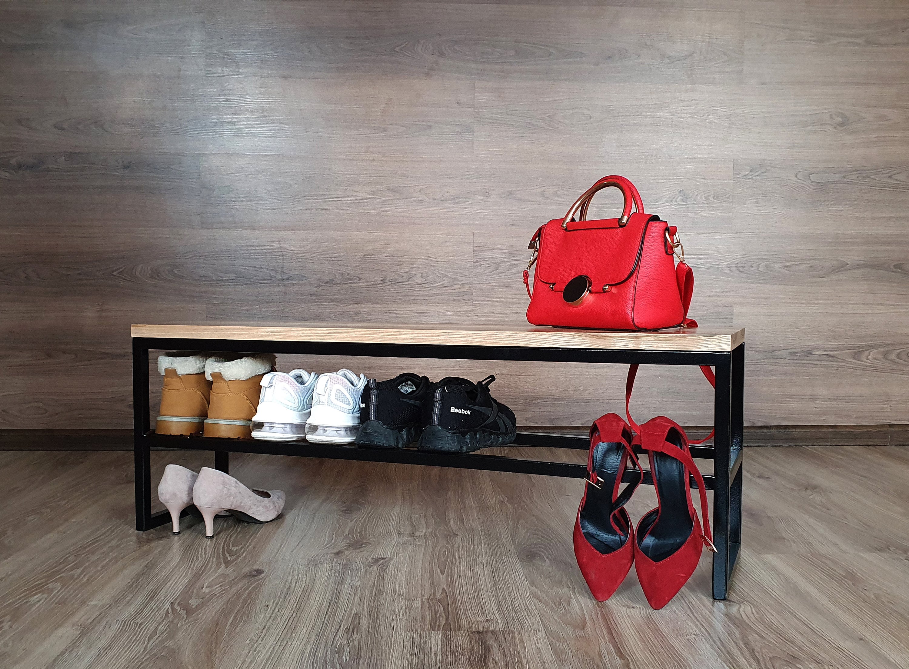 Farmhouse Shoe Rack Etsy