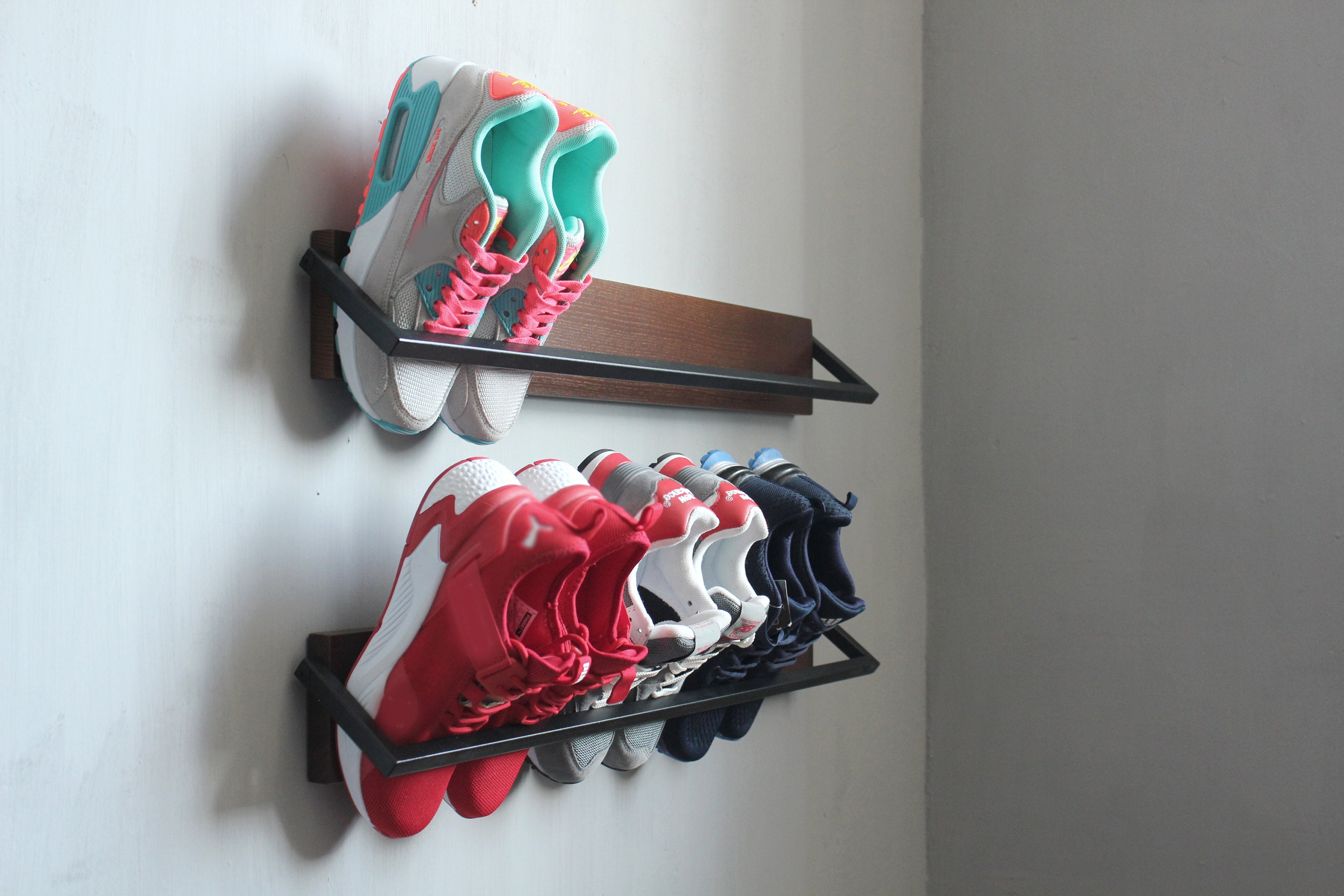 Wall-Mounted Shoe Rack