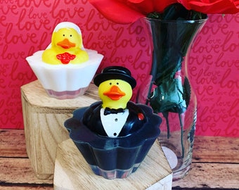 Wedding Ducks Soap,  wedding gift, bridal shower gift, party favors, bride, groom, soap, marriage gifts, engagement gifts, Bath and Body