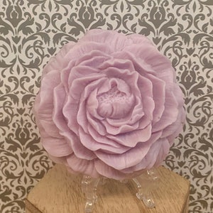 Oversized flower bar soap, bath and body products, soap for sensitive skin, shea butter soap bar, natural soap, essential oil, homemade gift