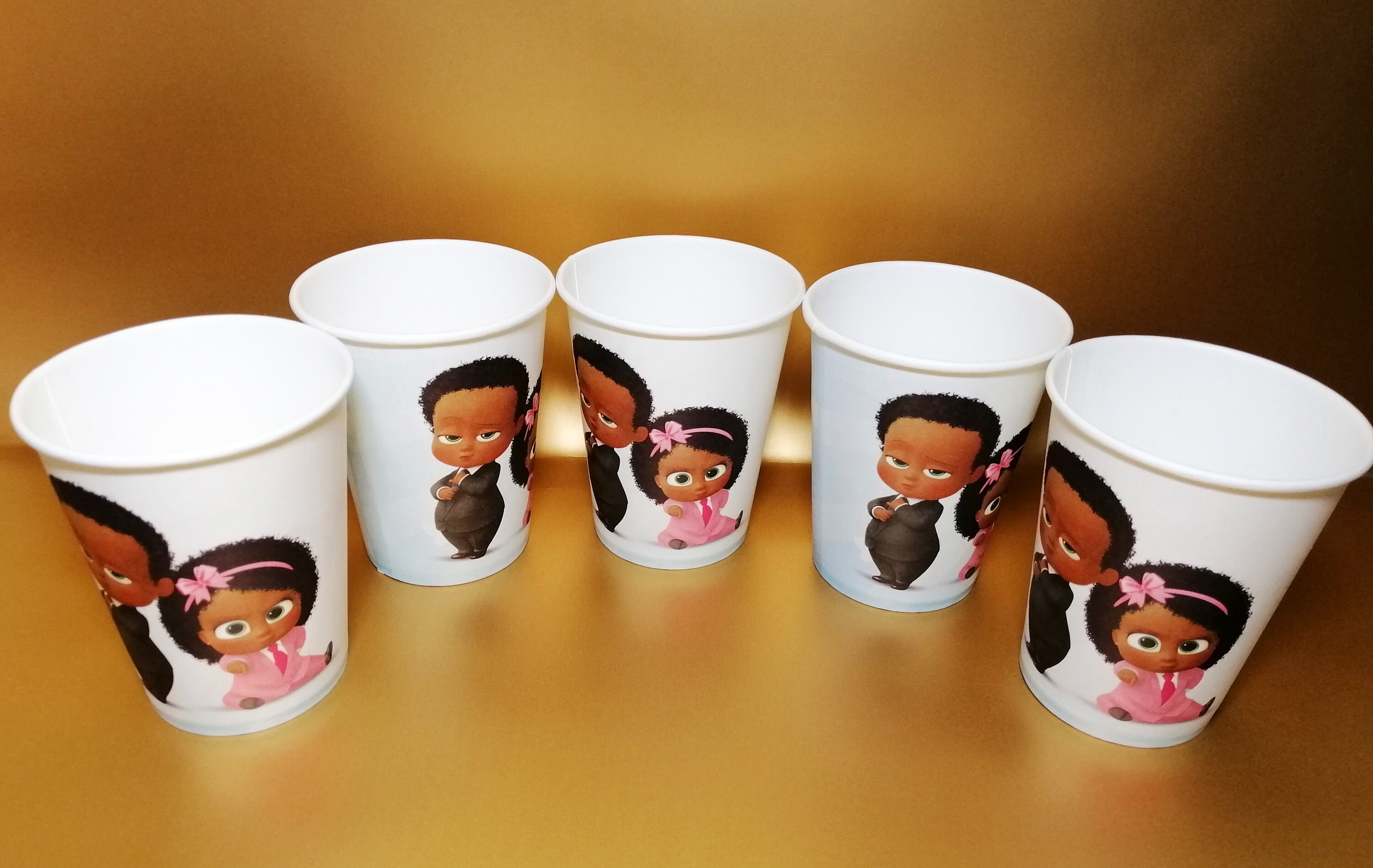 Baby Shower Party supplies cups Baby Girl African American Etsy