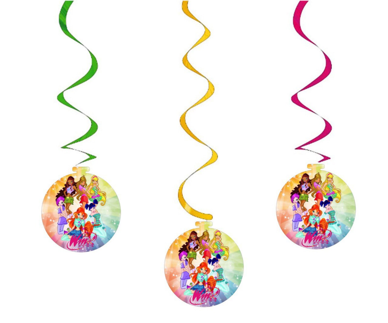 Party Spiral Pendants Hanging Party Birthday decorations Etsy