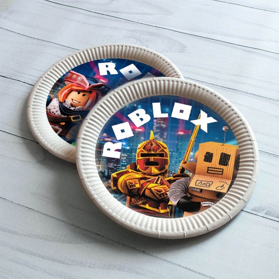 8 paper plates party supplies dessert plates birthday Etsy