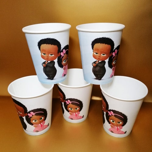Baby Shower Party Supplies Cups Baby Girl African American Etsy