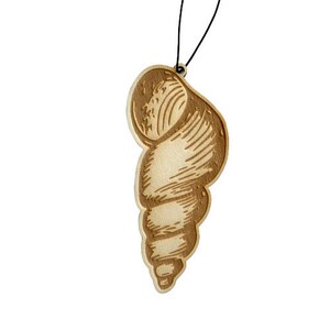 Seashell 13 Air Freshener - Redline Fresh - Car Charm / Dangle/ Reuseable / Essential Oils / Laser Engraved / Premium Scents