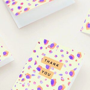 Mixed Pack Thank you cards / greetings cards / modern thank you cards /wedding / pack of 10 / 5 or individual. A6. zdjęcie 5