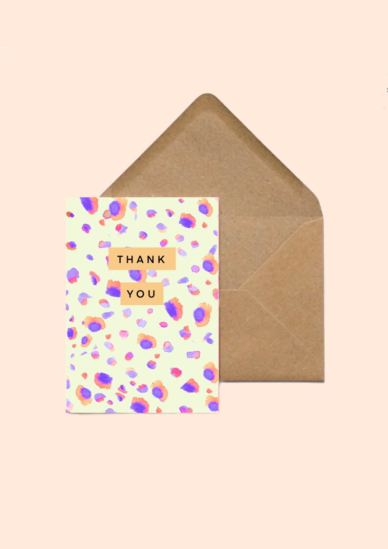 Mixed Pack Thank you cards / greetings cards / modern thank you cards /wedding / pack of 10 / 5 or individual. A6. zdjęcie 3