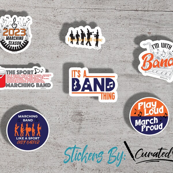 Marching Band Stickers