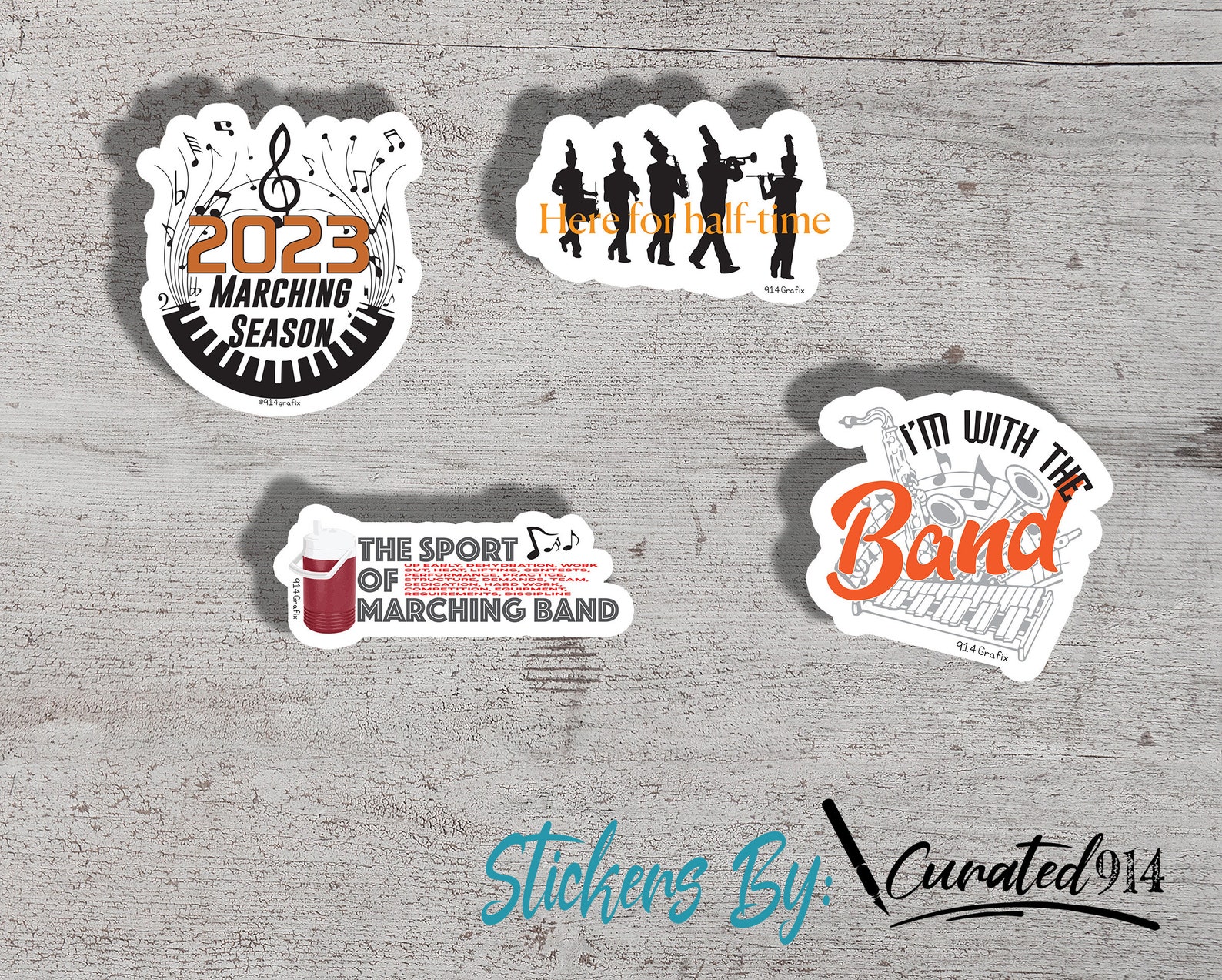 Marching Band Stickers Etsy
